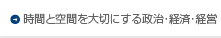 時間と空間を大切にする政治・経済・経営